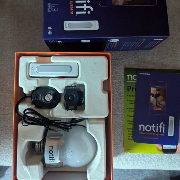 Notifi video doorbell, new old stock, never installed